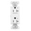 Commercial Duplex Receptacle, Dual Control, #14-10 Awg 20A 125V, 2-Pole 3-Wire, TR6352CDW