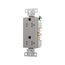 Heavy-Duty Industrial Duplex Receptacle, #14-10 Awg 20A 125V, Gray, Impact-Resistant & Back Body, TR6352GY-BOX