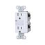 Led Nightlight w/ Duplex Receptacle, #12-#14 Awg 15A, Flush Mount, 120/277V, 2-Pole 3-Wire, TR7734W-BOX