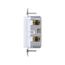 Led Nightlight w/ Duplex Receptacle, #12-#14 Awg 15A, Flush Mount, 120/277V, 2-Pole 3-Wire, TR7734W-BOX