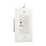 Commercial Single Receptacle, #14-10 Awg 15A, Recessed 125V, Side Wire, TR775W-BOX-SP
