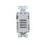 Combination 3.6A Usb Charger With Duplex Receptacle, 15A, 125V, Rb, TR7765RB-KB-L