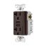 Combination 3.6A Usb Charger With Duplex Receptacle, 20A, 125V, Rb, #12-14 Awg, TR7766RB-KB-L