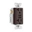 Combination 3.6A Usb Charger With Duplex Receptacle, 20A, 125V, Rb, #12-14 Awg, TR7766RB-KB-L