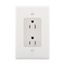 Commercial Duplex Receptacle, #14-10 Awg 15A 125V, Push & Side, Impact-Resistant & Back Body, TR780W-BOX