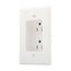 Commercial Duplex Receptacle, #14-10 Awg 15A 125V, Push & Side, Impact-Resistant & Back Body, TR780W-BOX