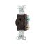 Commercial Single Receptacle, #14-10 Awg 15A 125V, Side Wire, Brown, TR817B-BOX