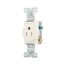 Commercial Single Receptacle, #14-10 Awg 15A 125V, Side Wire, Light Almond, TR817LA-BOX
