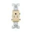 Commercial Single Receptacle, #14-10 Awg 15A 125V, Side Wire, Ivory, TR817V-BOX