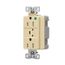 Tvss Receptacle, Hg, Led Indicat & Alarm, #14-#10 Awg 15A, 840J, Ivory, Straight Blade, TR8262VS