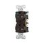 Arrow Hart Heavy-Duty Duplex Receptacle, #14-10 Awg 20A, 125V, Brown, Pvc Body, 5-20R, Duplex, TR8300B