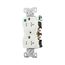 Arrow Hart Heavy-Duty Duplex Receptacle, #14-10 Awg 20A, 125V, Pvc Body, 5-20R, Duplex, TR8300W