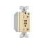 Combo Usb Charger w/ Duplex Receptacle, 20A, Flush Mount 125V, 5 Vdc, Ivory, 2-Pole 3-Wire, TR8355V
