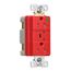 Tvss Receptacle, Hg, Led Indicat & Alarm, #14-#10 Awg 20A, 840J, Red, Straight Blade, TR8362RDS