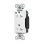 Arrow Hart Duplex Receptacle, #14-10 Awg 20A, Healthcare 125V, Pvc Body, 5-20R, Duplex, TR8362W