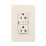 Slim Afci Receptacle, #14 -10 Awg 20A 125V, Afci, Light Almond, 5-20R, 2-Pole 3-Wire, TRAF20LA
