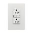 Slim Afci Receptacle, #14 -10 Awg 20A, 125V, Afci, Back & Side Wire, White, 5-20R, 2-Pole 3-Wire, TRAF20W