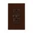 Slim Afgf Receptacle, Self-Test, #14 -10 Awg 20A 125V, Afgf, Brown, 5-20R, 2-Pole 3-Wire, TRAG20B