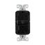 Slim Afgf Receptacle, Self-Test, #14 -10 Awg 20A 125V, Afgf, Black, 5-20R, 2-Pole 3-Wire, TRAG20BK
