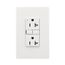Slim Afgf Receptacle, Self-Test, #14 -10 Awg 20A 125V, Afgf, 5-20R, 2-Pole 3-Wire, TRAG20W
