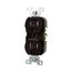 Commercial Duplex Receptacle, #14-10 Awg 15A 125V, Back & Side, Brown, Pvc Body, TRBR15B-BXSP