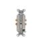 Commercial Duplex Receptacle, #14-10 Awg 20A 125V, SideWire, Ivory, Pvc Body, 5-20R, TRCR20V