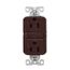 Tamper-Resistant, Self-Test Gfci, 15A, 125V, Brown, Slim Design, TRGF15B