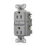 Tamper-Resistant, Self-Test Gfci, 15A, 125V, Gray, Slim Design, TRGF15GY