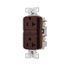 Tamper-Resistant, Self-Test Gfci, 20A, 125V, Brown, Slim Design, TRGF20B