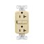 Tamper-Resistant, Self-Test Gfci, 20A, 125V, Ivory, Slim Design, TRGF20V