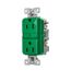 Tamper-Resistant, Controlled, Self-Test Gfci, 15A, 125V, Green, Slim Design, TRGFC15GN