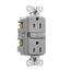 Tamper-Resistant, Controlled, Self-Test Gfci, 15A, 125V, Gray, Slim Design, TRGFC15GY