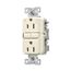 Tamper-Resistant, Controlled, Self-Test Gfci, 15A, 125V, Light Almond, Slim Design, TRGFC15LA