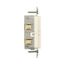 Tamper-Resistant, Controlled, Self-Test Gfci, 15A, 125V, Light Almond, Slim Design, TRGFC15LA