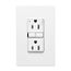 Tamper-Resistant, Controlled, Self-Test Gfci, 15A, 125V, White, Slim Design, TRGFC15W