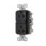 Tamper-Resistant, Controlled, Self-Test Gfci, 20A, 125V, Black, Slim Design, TRGFC20BK