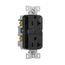 Tamper-Resistant, Controlled, Self-Test Gfci, 20A, 125V, Black, Slim Design, TRGFC20BK