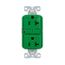 Tamper-Resistant, Controlled, Self-Test Gfci, 20A, 125V, Green, Slim Design, TRGFC20GN