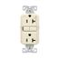 Tamper-Resistant, Controlled, Self-Test Gfci, 20A, 125V, Light Almond, Slim Design, TRGFC20LA