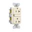 Tamper-Resistant, Controlled, Self-Test Gfci, 20A, 125V, Light Almond, Slim Design, TRGFC20LA