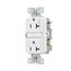 Tamper-Resistant, Controlled, Self-Test Gfci, 20A, 125V, White, Slim Design, TRGFC20W