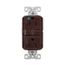 Tr Hg Gfci, 15A, 125V, Brown, Slim, TRGFH15B