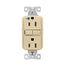 Tr Hg Gfci, 15A, 125V, Ivory, Slim, TRGFH15V