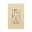 Tr Hg Gfci, 15A, 125V, Ivory, Slim, TRGFH15V