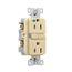 Tr Hg Gfci, 15A, 125V, Ivory, Slim, TRGFH15V