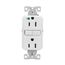Tr Hg Gfci, 15A, 125V, White, Slim, TRGFH15W