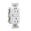 Tr Hg Gfci, 15A, 125V, White, Slim, TRGFH15W