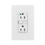 Tr Hg Gfci, 15A, 125V, White, Slim, TRGFH15W