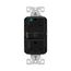 Tr Hg Gfci, 20A, 125V, Black, Slim, TRGFH20BK