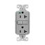Tr Hg Gfci, 20A, 125V, Gray, Slim, TRGFH20GY